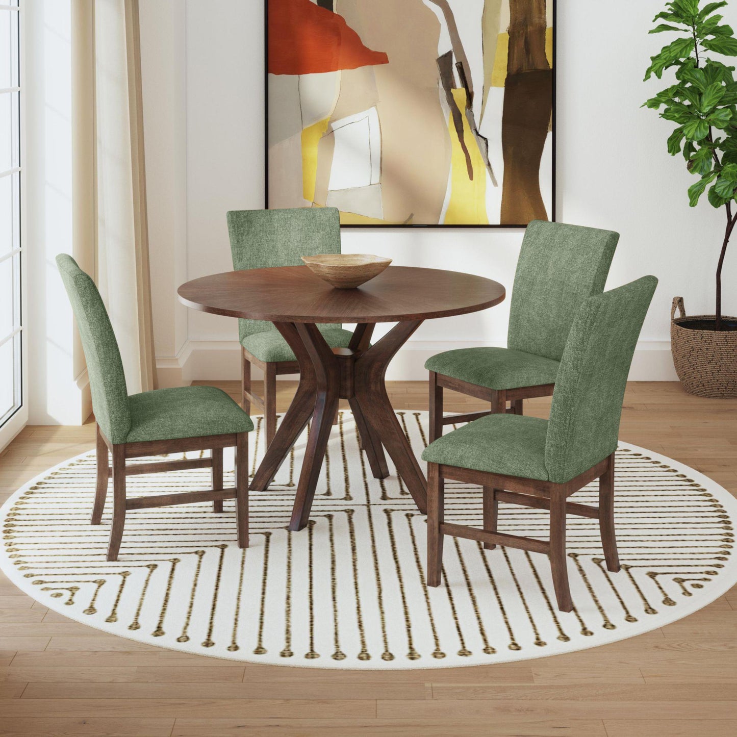 Elements International Santa Barbara D - 16550 - 5 - SCA Dining Side Chair - American Furniture of Slidell