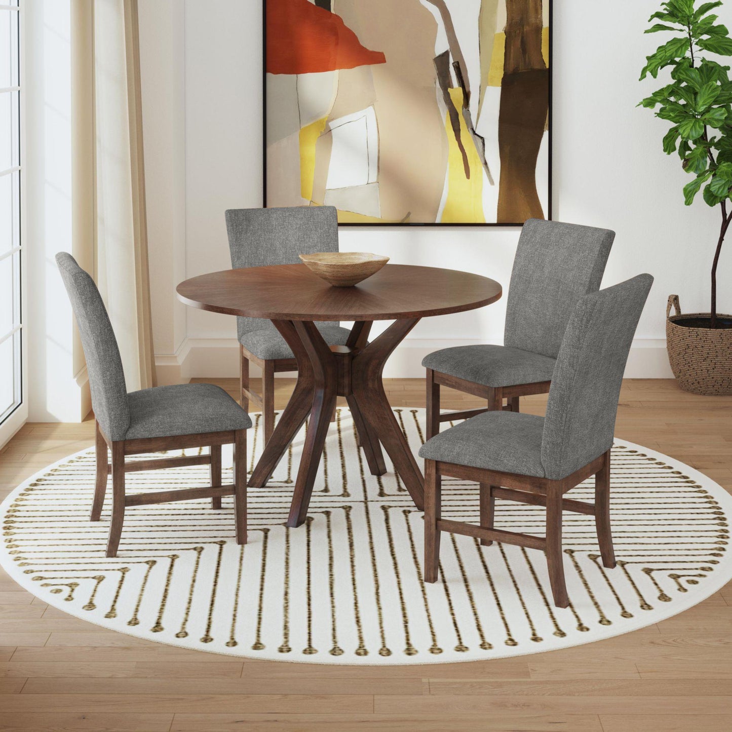Elements International Santa Barbara D - 16550 - 5 - SCS Dining Side Chair - American Furniture of Slidell