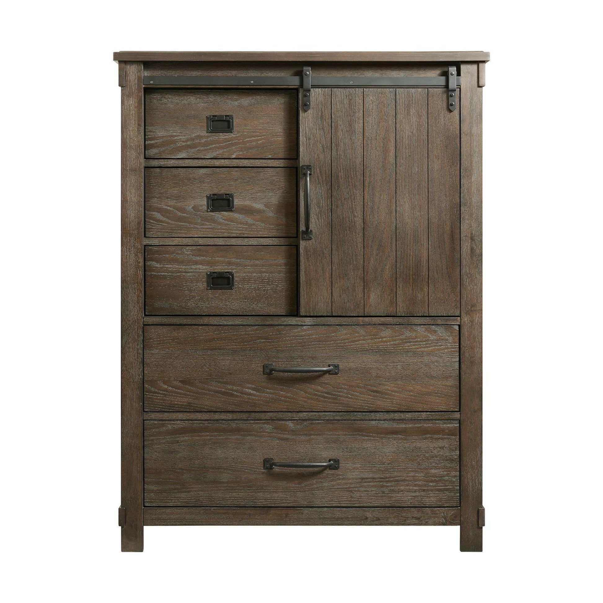 Elements International Scott SC300CH Gentlemen's Chest - Walnut - American Furniture of Slidell