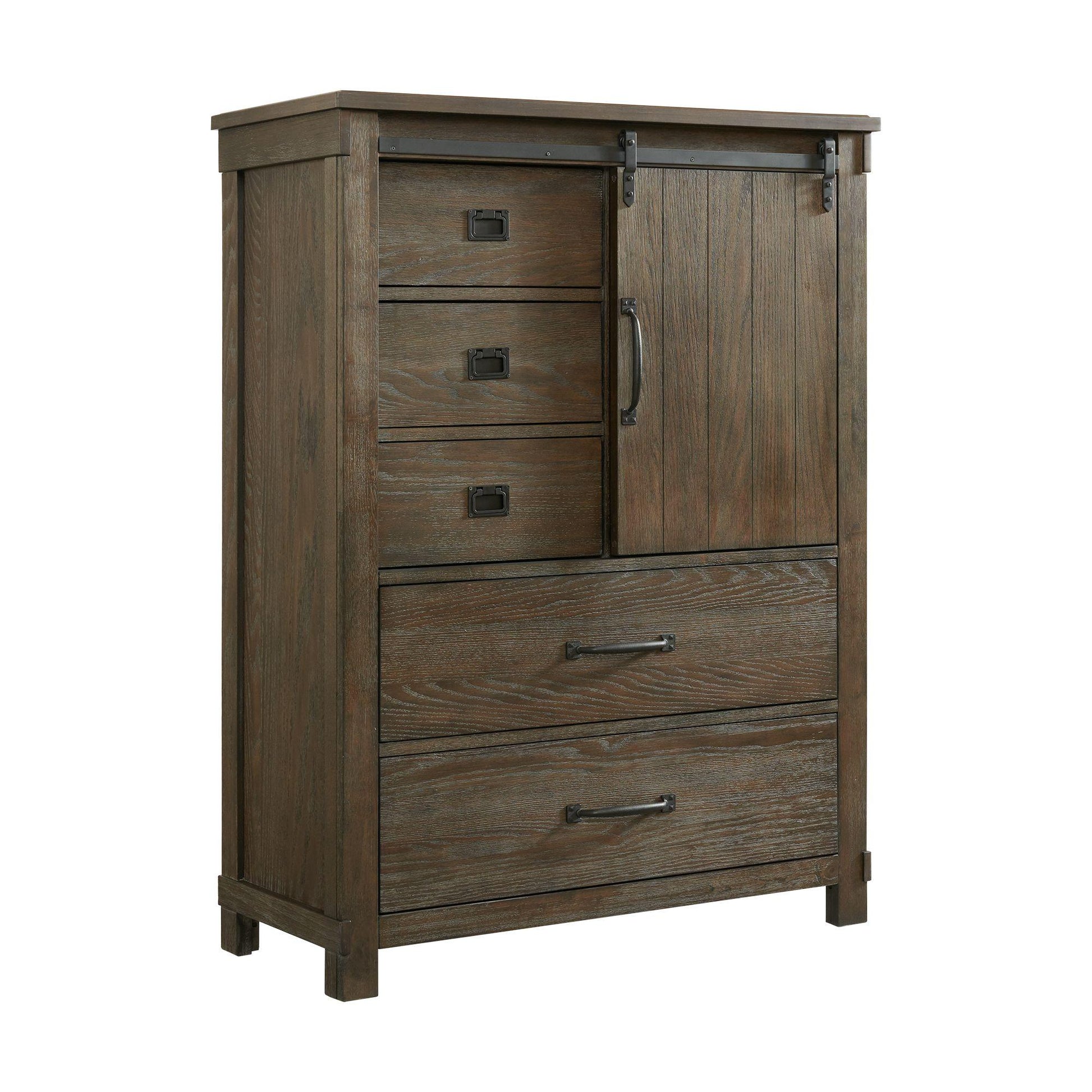 Elements International Scott SC300CH Gentlemen's Chest - Walnut - American Furniture of Slidell