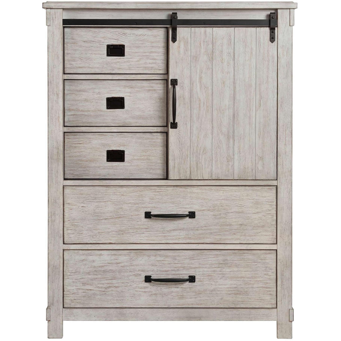Elements International Scott SC6 7 pc Queen Platform Bedroom Set - American Furniture of Slidell