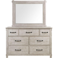 Elements International Scott SC6 7 pc Queen Platform Bedroom Set - American Furniture of Slidell