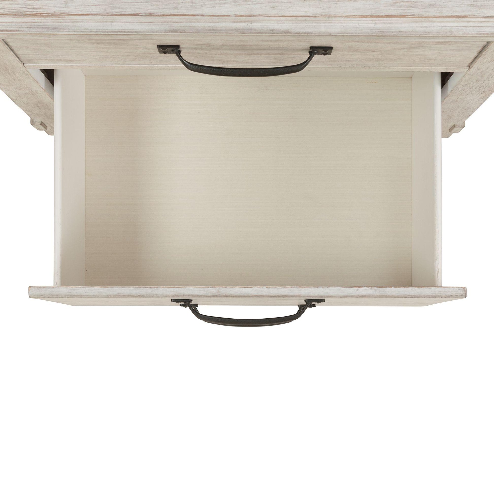 Elements International Scott SC600NS Nightstand with USB Ports - American Furniture of Slidell