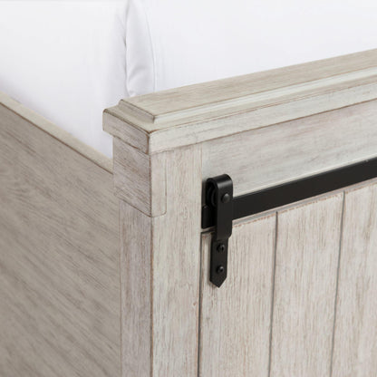 Elements International Scott SC670QB Queen Platform Storage Bed - American Furniture of Slidell