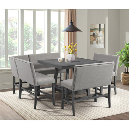 Elements International Seneca D - 7670 - 3 - CBN2 Counter Bench - American Furniture of Slidell