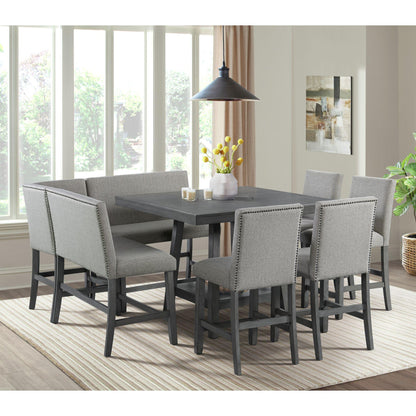 Elements International Seneca D - 7670 - 3 - CT Square Counter Table - American Furniture of Slidell