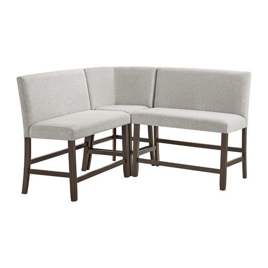 Elements International Seneca D - 7670 - 5 - CCBNC Counter 3 pc Corner Bench - American Furniture of Slidell