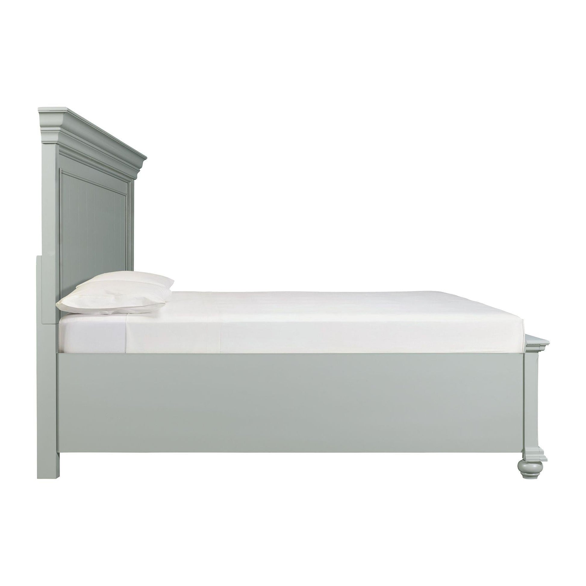 Elements International Slater SR350KB King Platform Storage Bed - American Furniture of Slidell