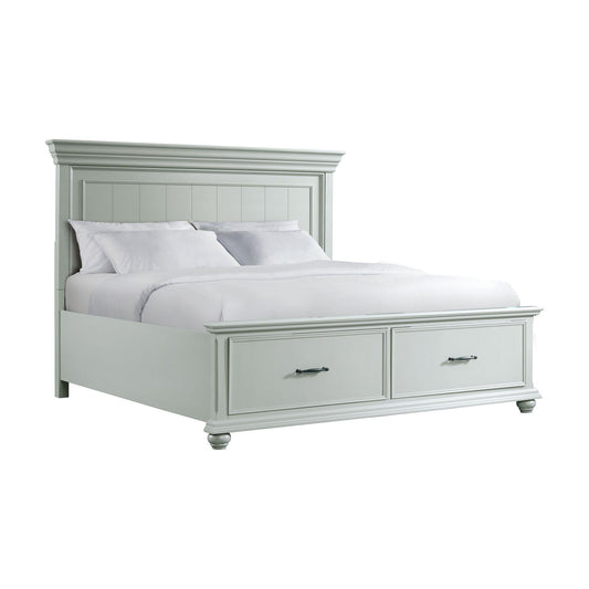Elements International Slater SR350KB King Platform Storage Bed - American Furniture of Slidell