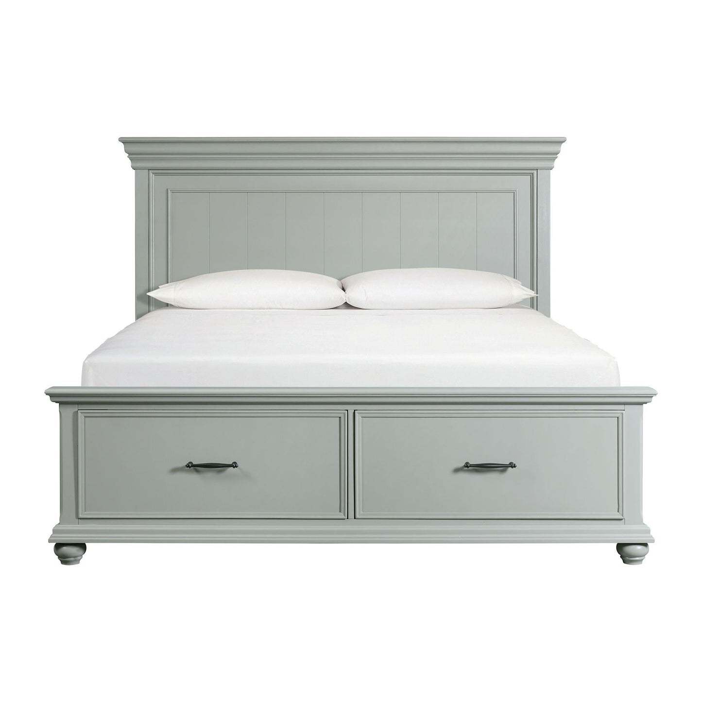 Elements International Slater SR350KB King Platform Storage Bed - American Furniture of Slidell