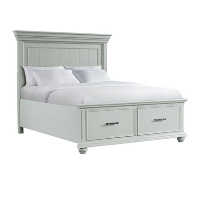 Elements International Slater SR350QB Queen Platform Storage Bed - American Furniture of Slidell