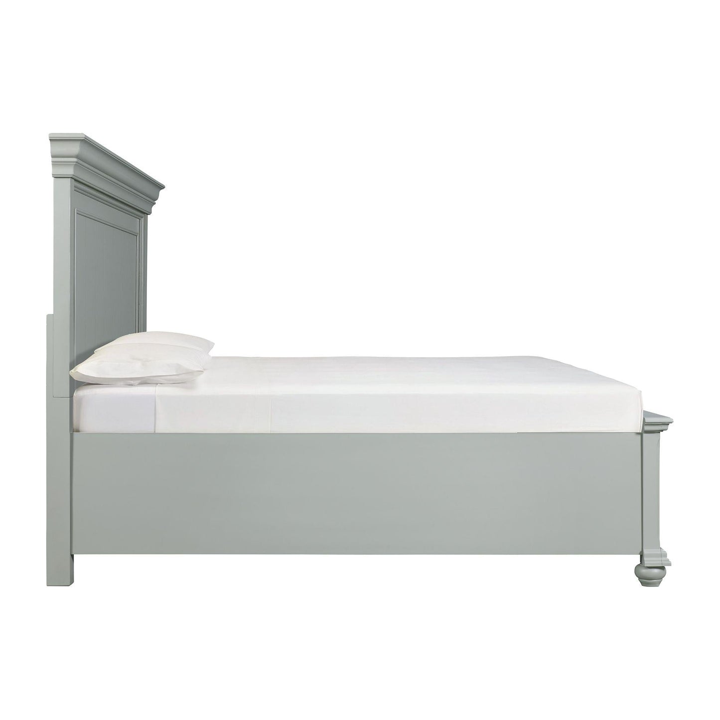Elements International Slater SR350QB Queen Platform Storage Bed - American Furniture of Slidell