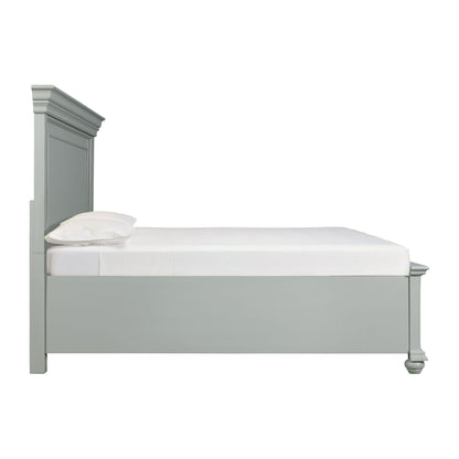 Elements International Slater SR350QB Queen Platform Storage Bed - American Furniture of Slidell