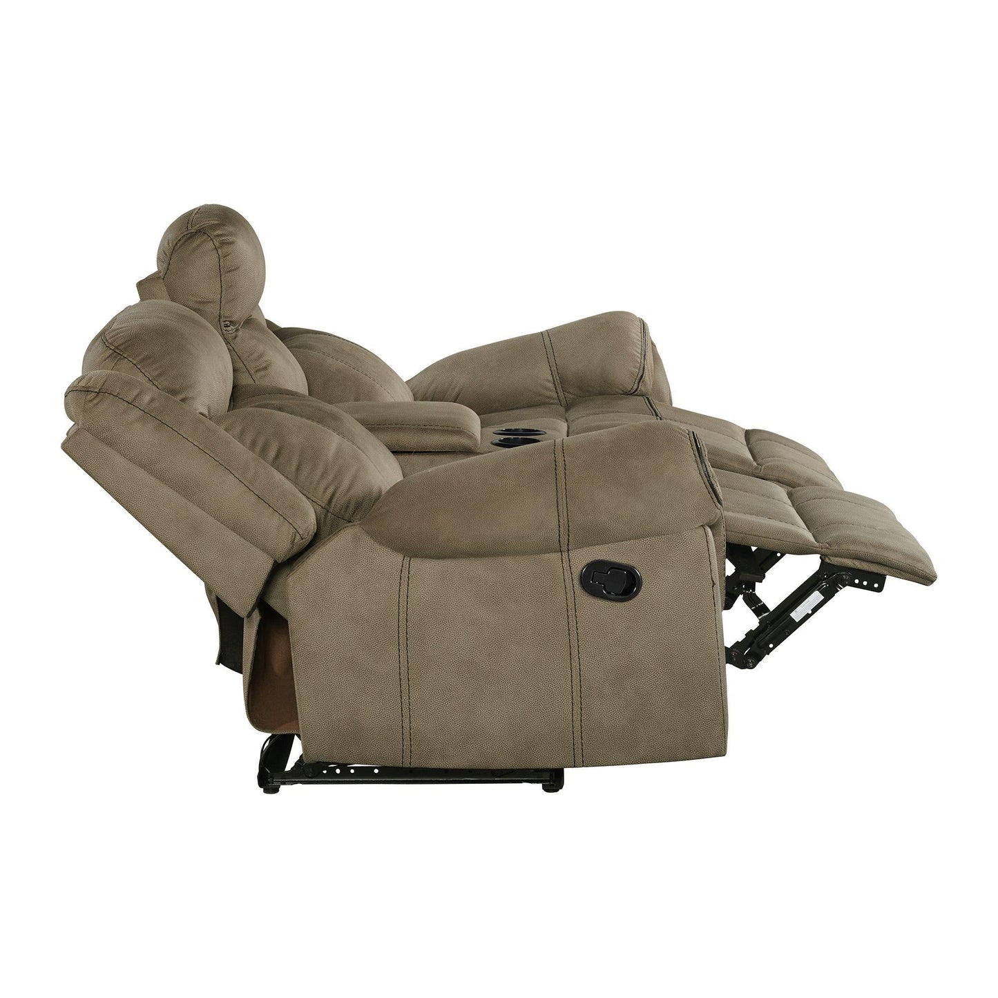 Elements International Sorrento 59928 - 028 - 2X Motion Loveseat - American Furniture of Slidell