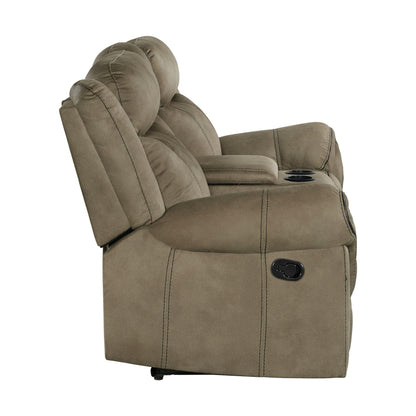 Elements International Sorrento 59928 - 028 - 2X Motion Loveseat - American Furniture of Slidell