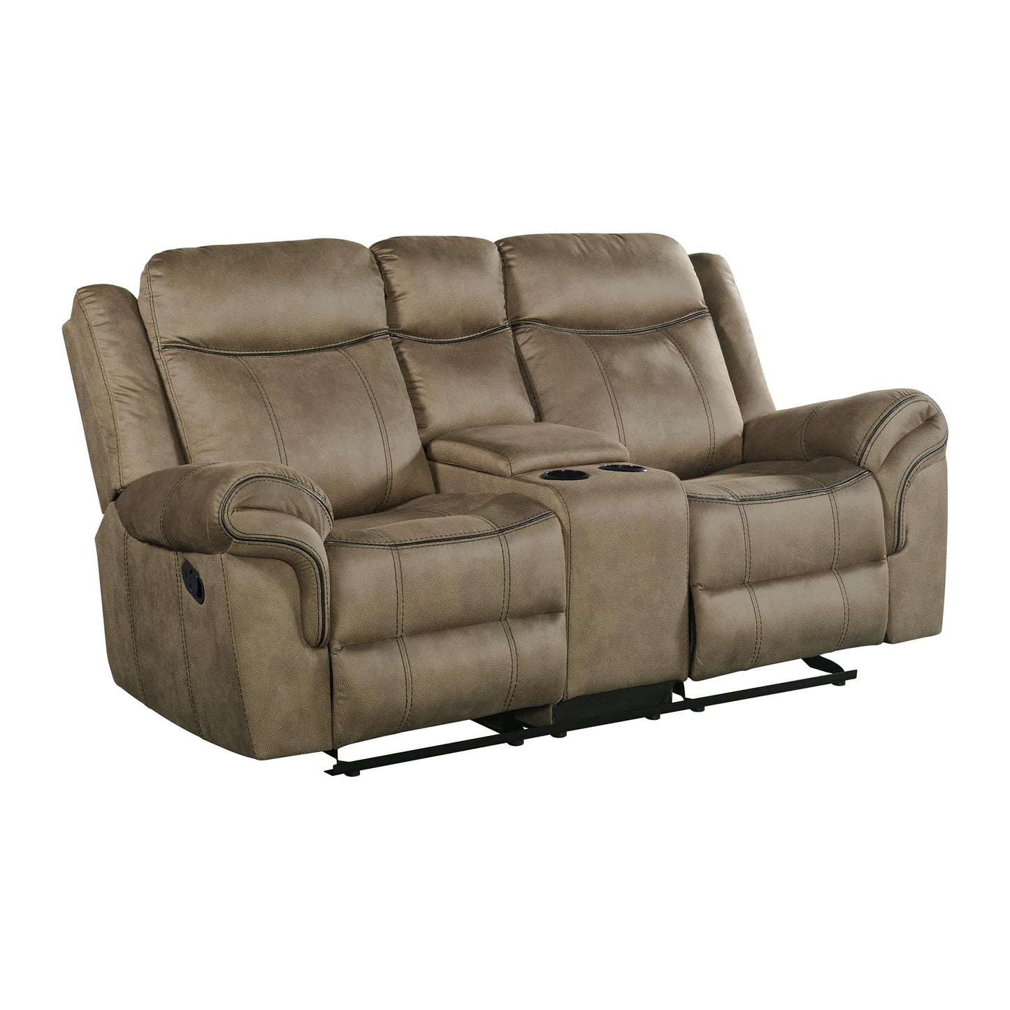 Elements International Sorrento 59928 - 028 - 2X Motion Loveseat - American Furniture of Slidell