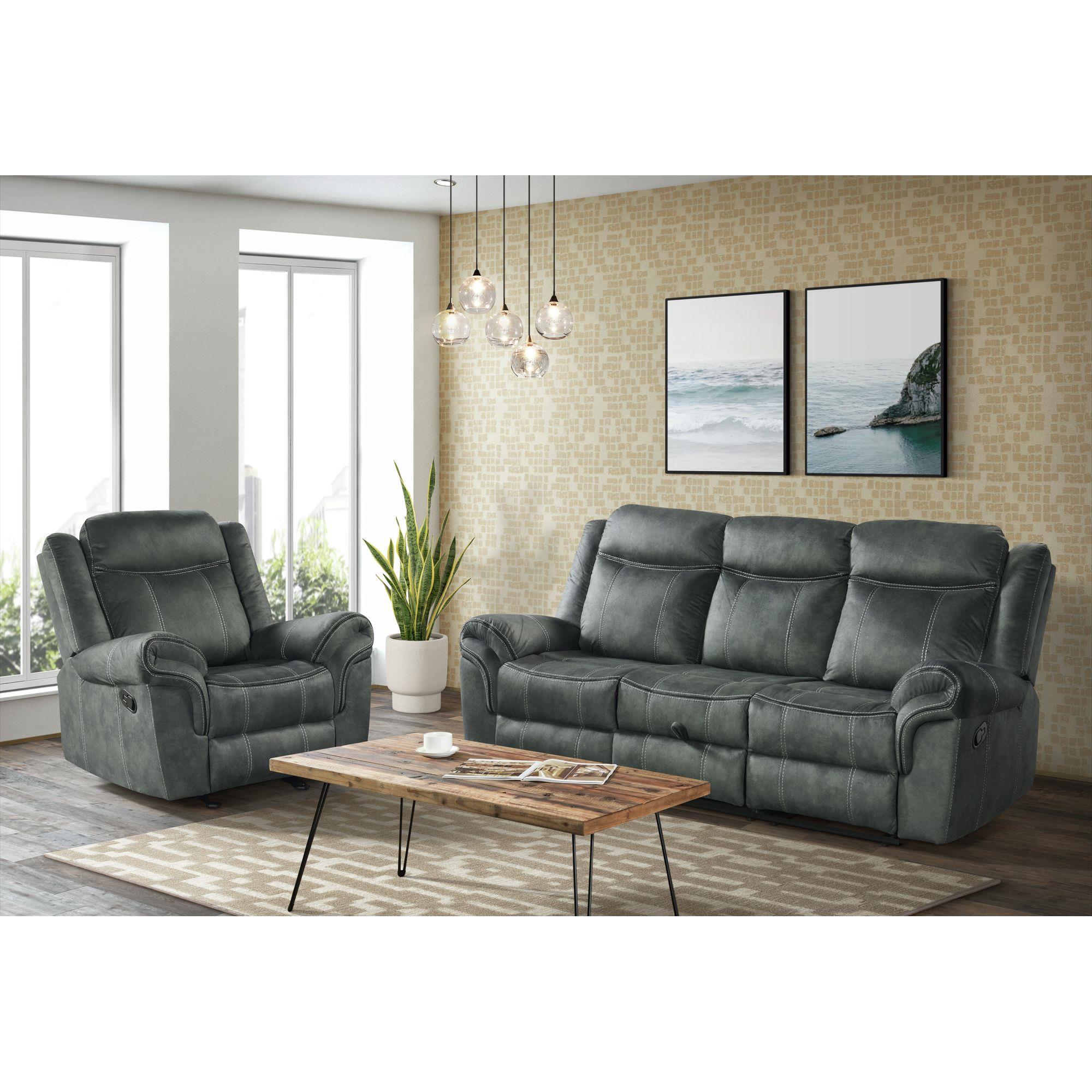 Elements International Sorrento Glider Recliner - Thumbnail 5