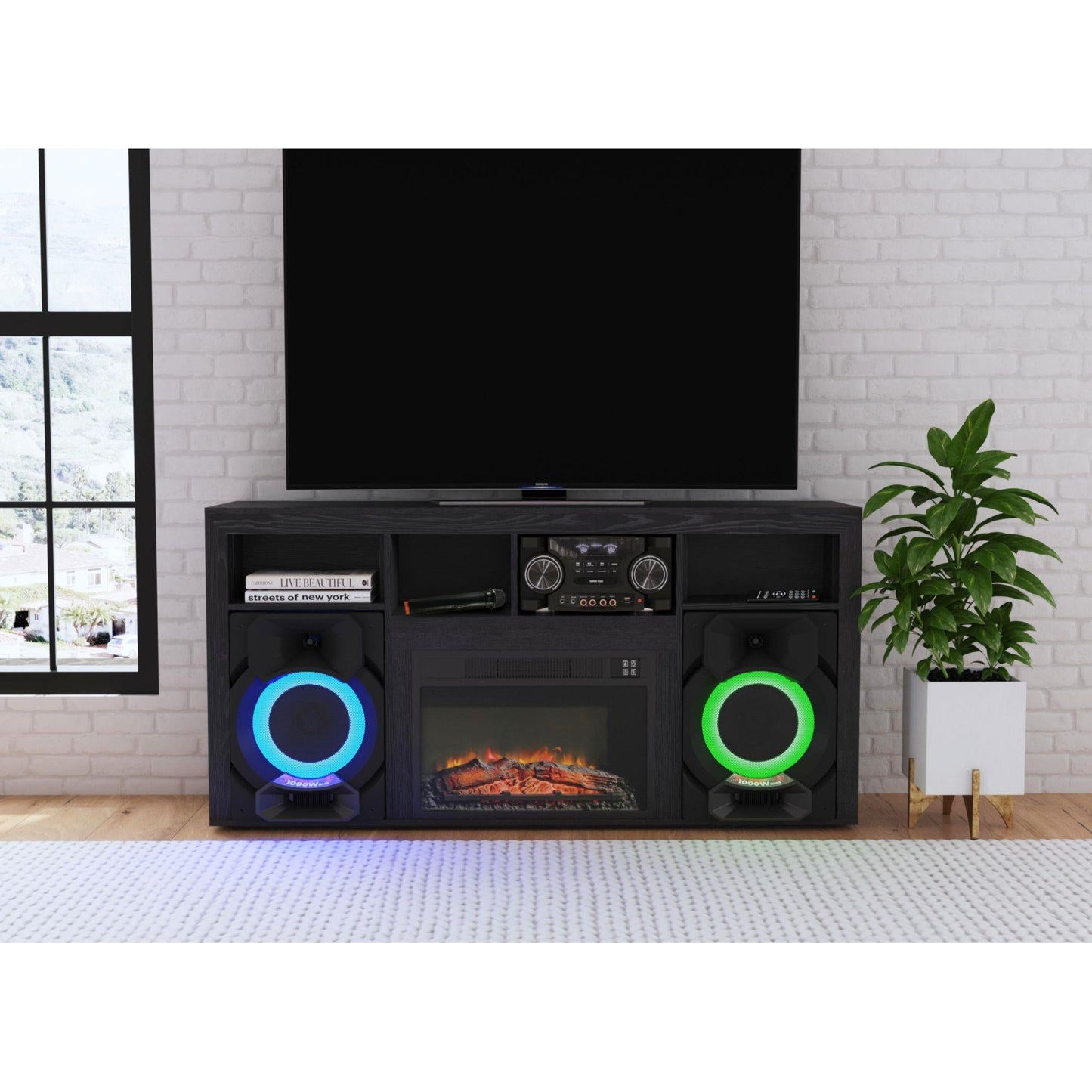 Elements International St. Cloud LA - 14250 - 8 - FP Fireplace - American Furniture of Slidell