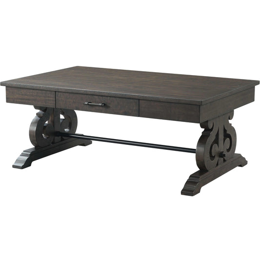 Elements International Stone Coffee Table TST100CT - American Furniture of Slidell