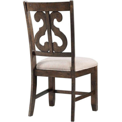 Elements International Stone Dining Chair DST150SC - American Furniture of Slidell