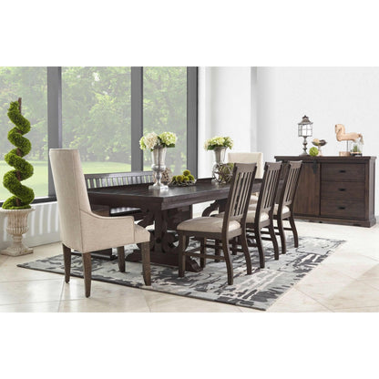 Elements International Stone DST100DTB Dining Table - American Furniture of Slidell
