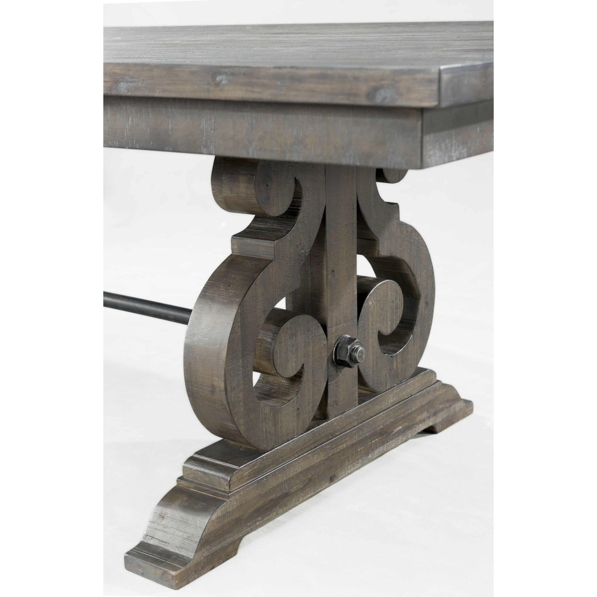Elements International Stone DST100DTB Dining Table - American Furniture of Slidell