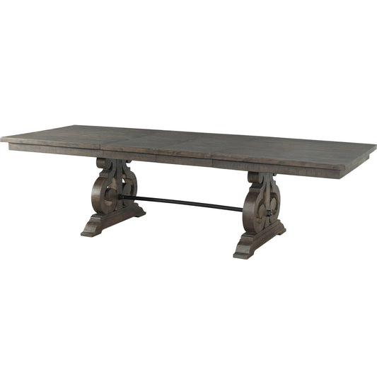 Elements International Stone DST100DTB Dining Table - American Furniture of Slidell