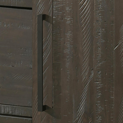 Elements International Stone DST101SV Server - Smokey Walnut - American Furniture of Slidell