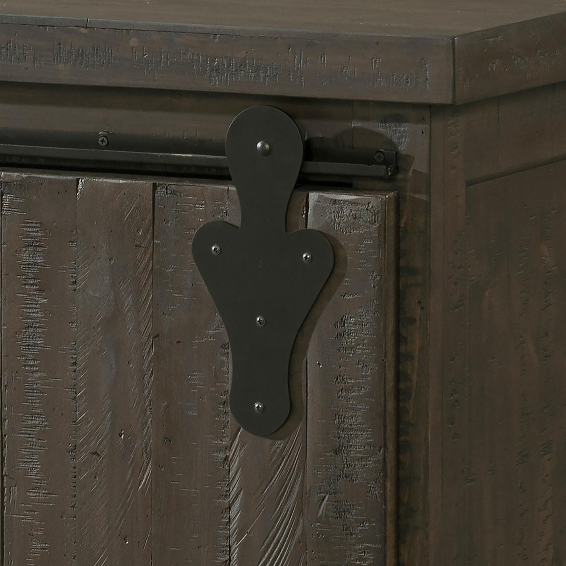 Elements International Stone DST101SV Server - Smokey Walnut - American Furniture of Slidell
