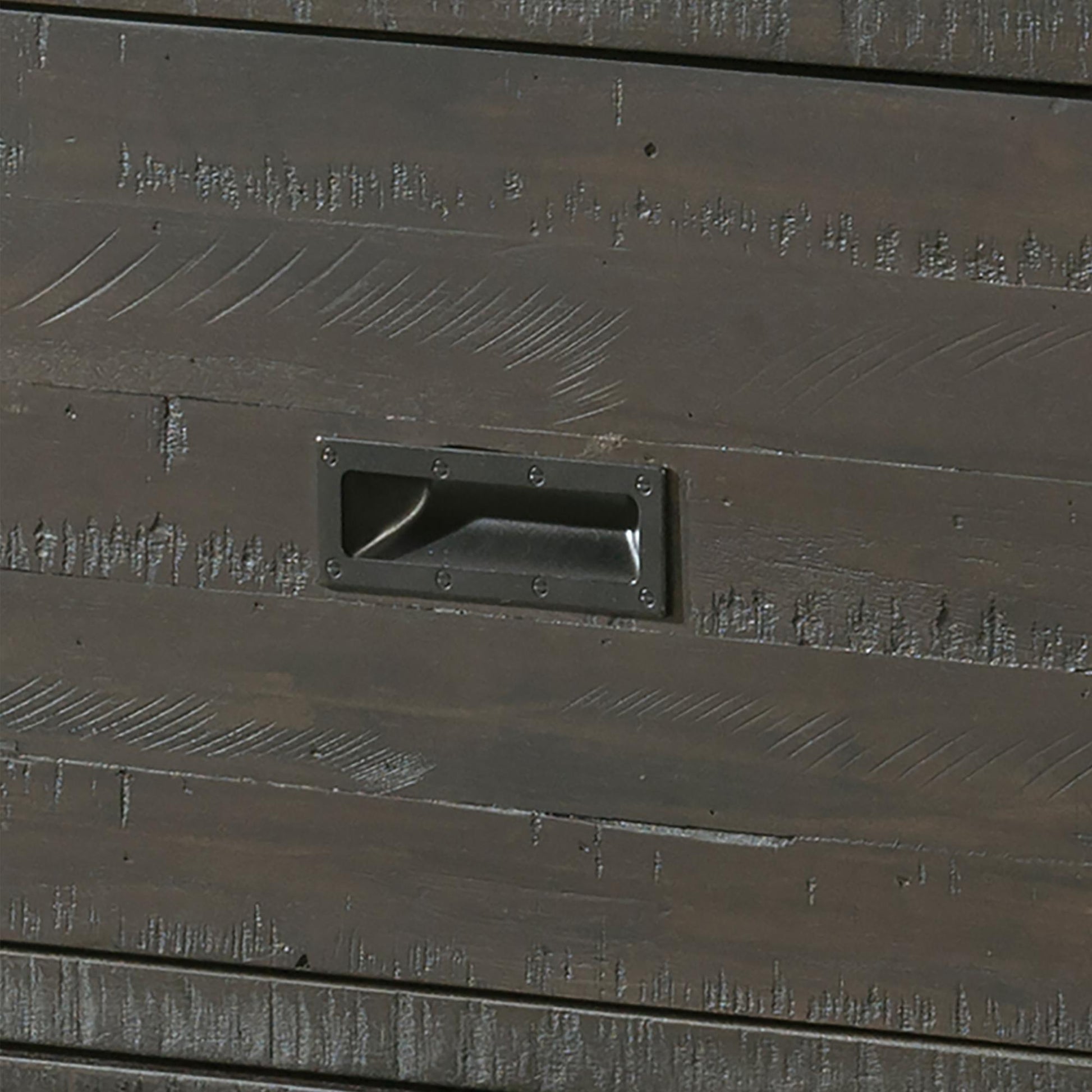 Elements International Stone DST101SV Server - Smokey Walnut - American Furniture of Slidell