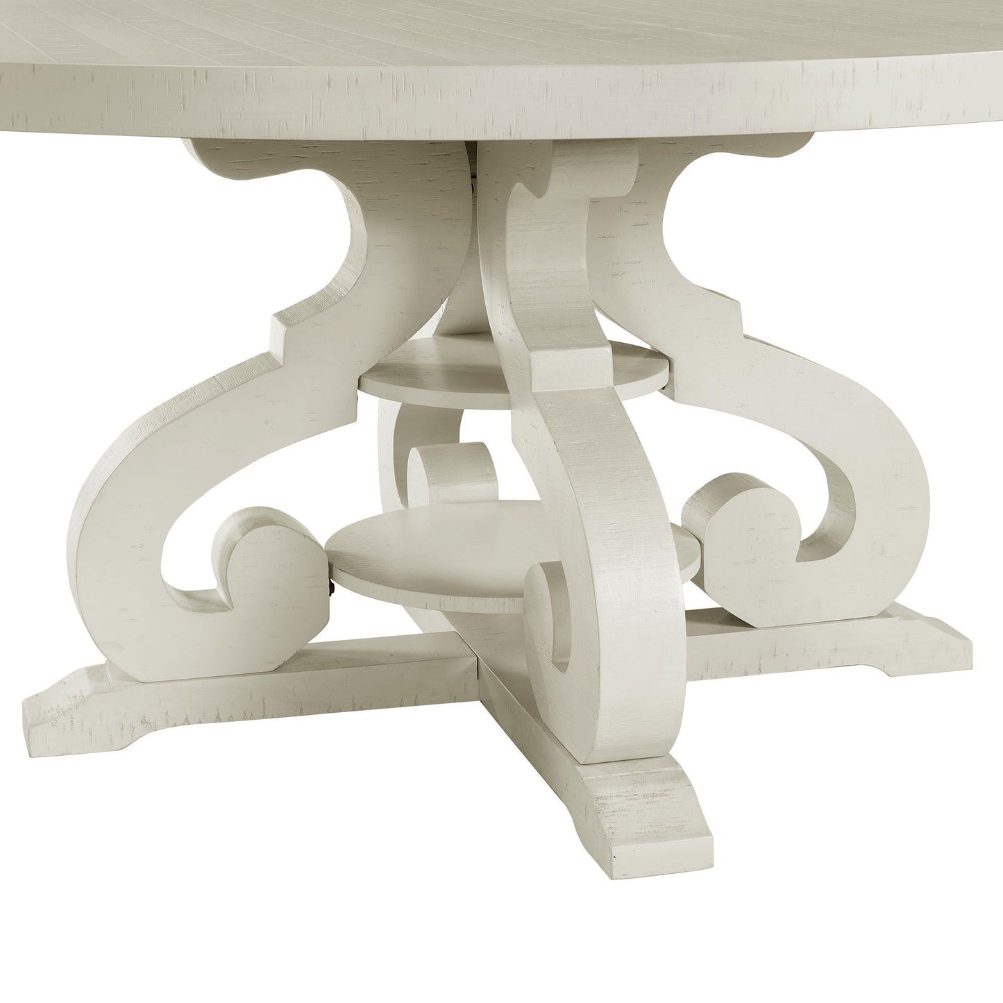 Elements International Stone DST780DT Round Dining Table - American Furniture of Slidell