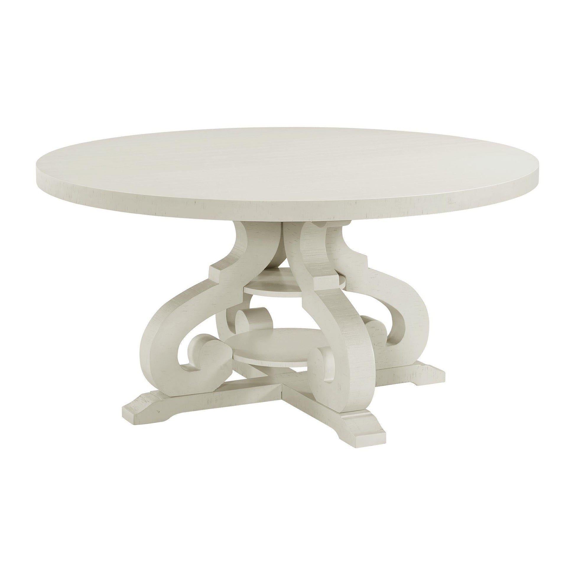 Elements International Stone DST780DT Round Dining Table - American Furniture of Slidell