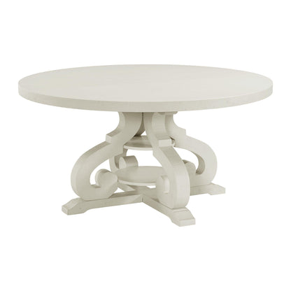 Elements International Stone DST780DT Round Dining Table - American Furniture of Slidell
