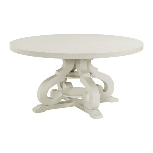 Elements International Stone DST780DT Round Dining Table - American Furniture of Slidell
