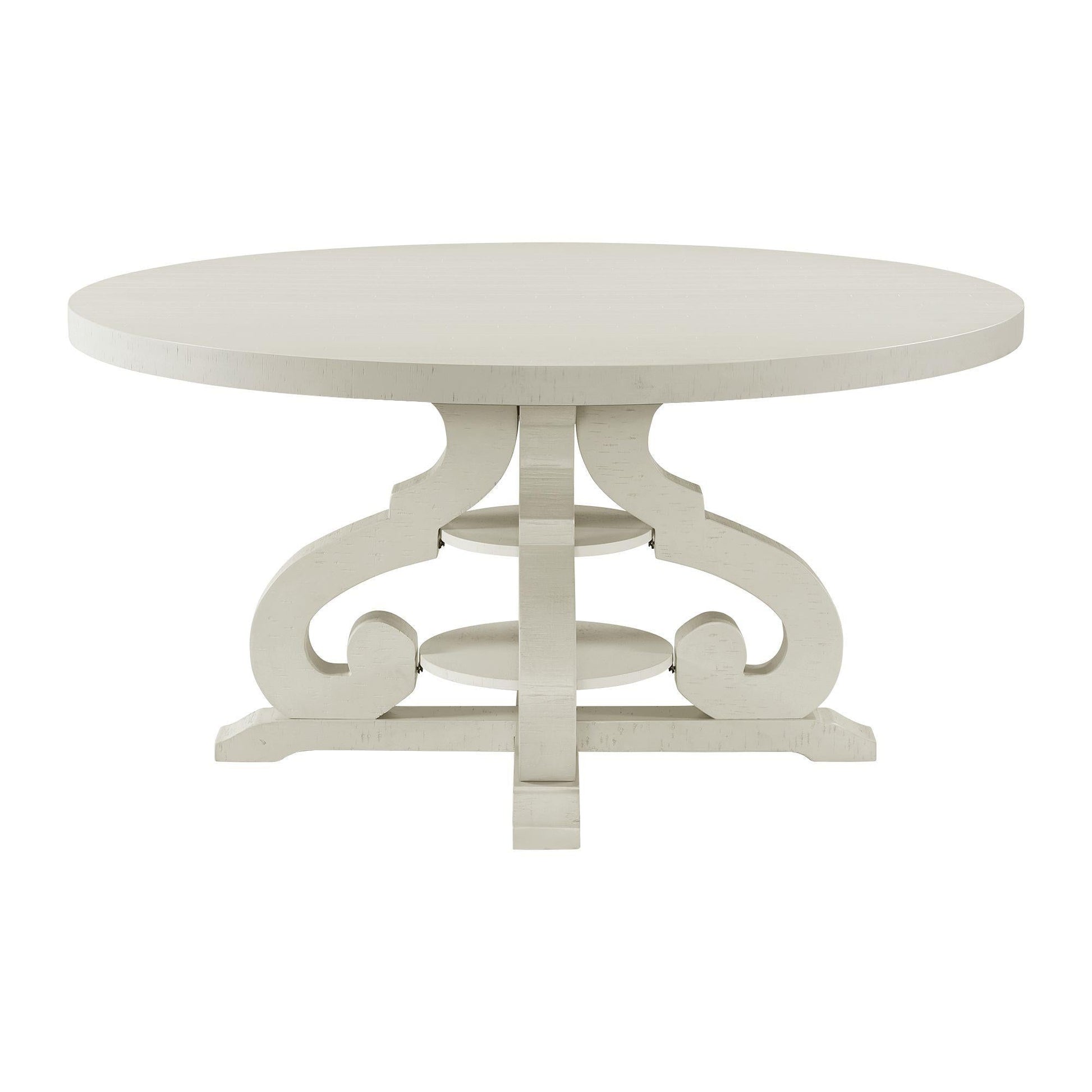 Elements International Stone DST780DT Round Dining Table - American Furniture of Slidell
