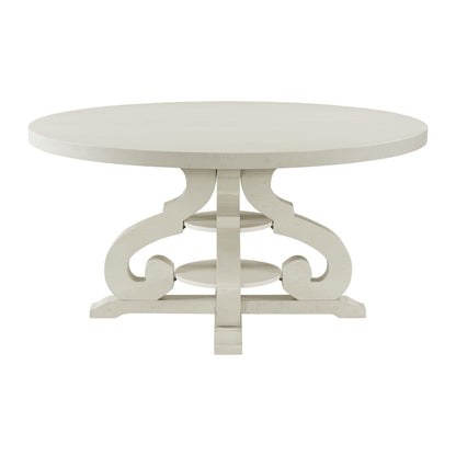 Elements International Stone DST780DT Round Dining Table - American Furniture of Slidell