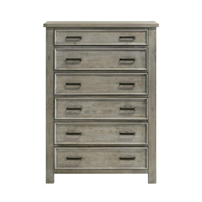 Elements International Sullivan SV300CH 6 - Drawer Chest - American Furniture of Slidell