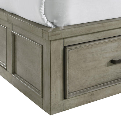 Elements International Sullivan SV300KB King Storage Bed - American Furniture of Slidell