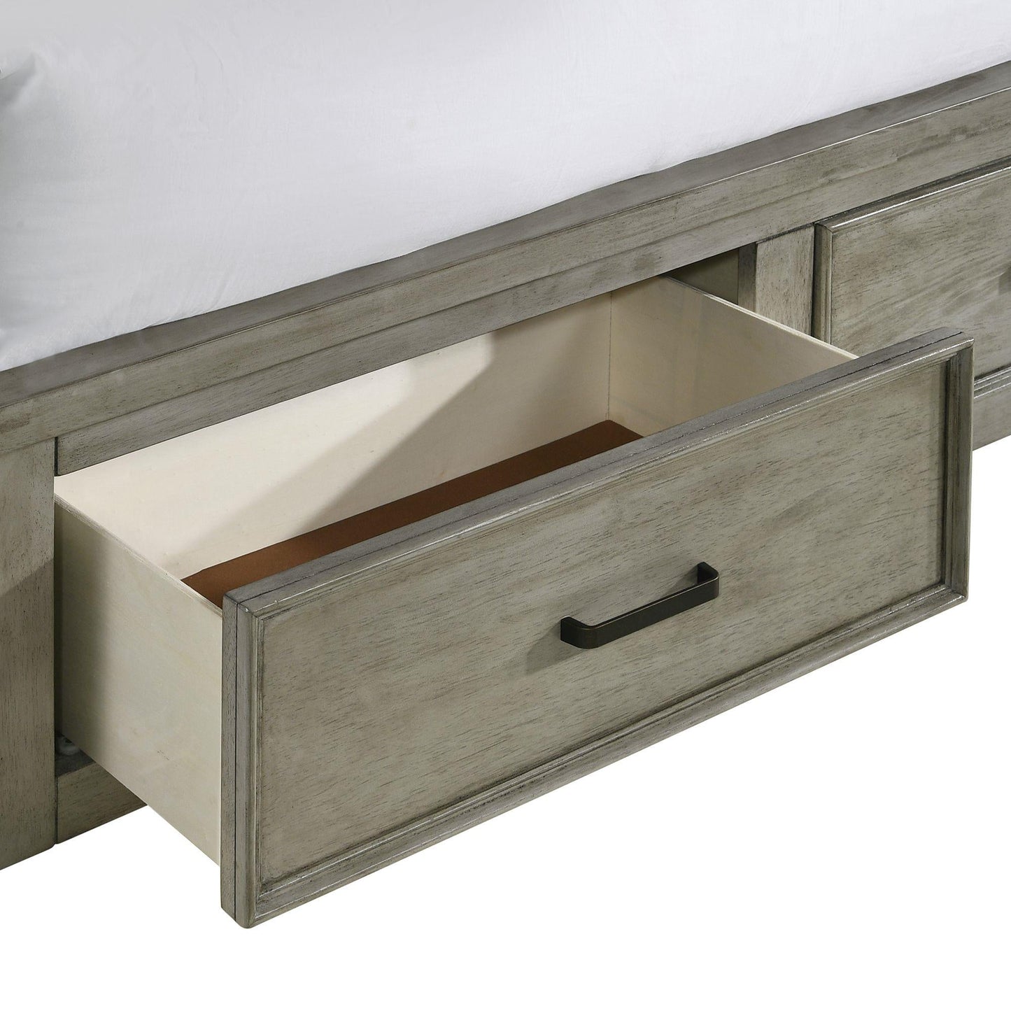 Elements International Sullivan SV300KB King Storage Bed - American Furniture of Slidell