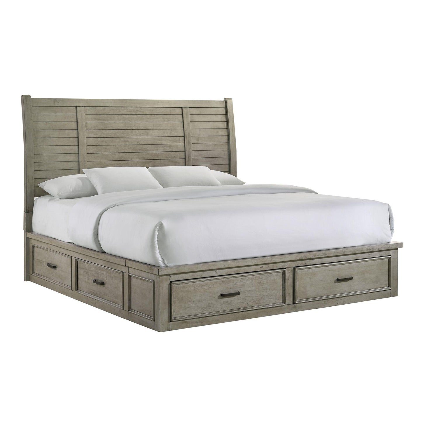 Elements International Sullivan SV300KB King Storage Bed - American Furniture of Slidell