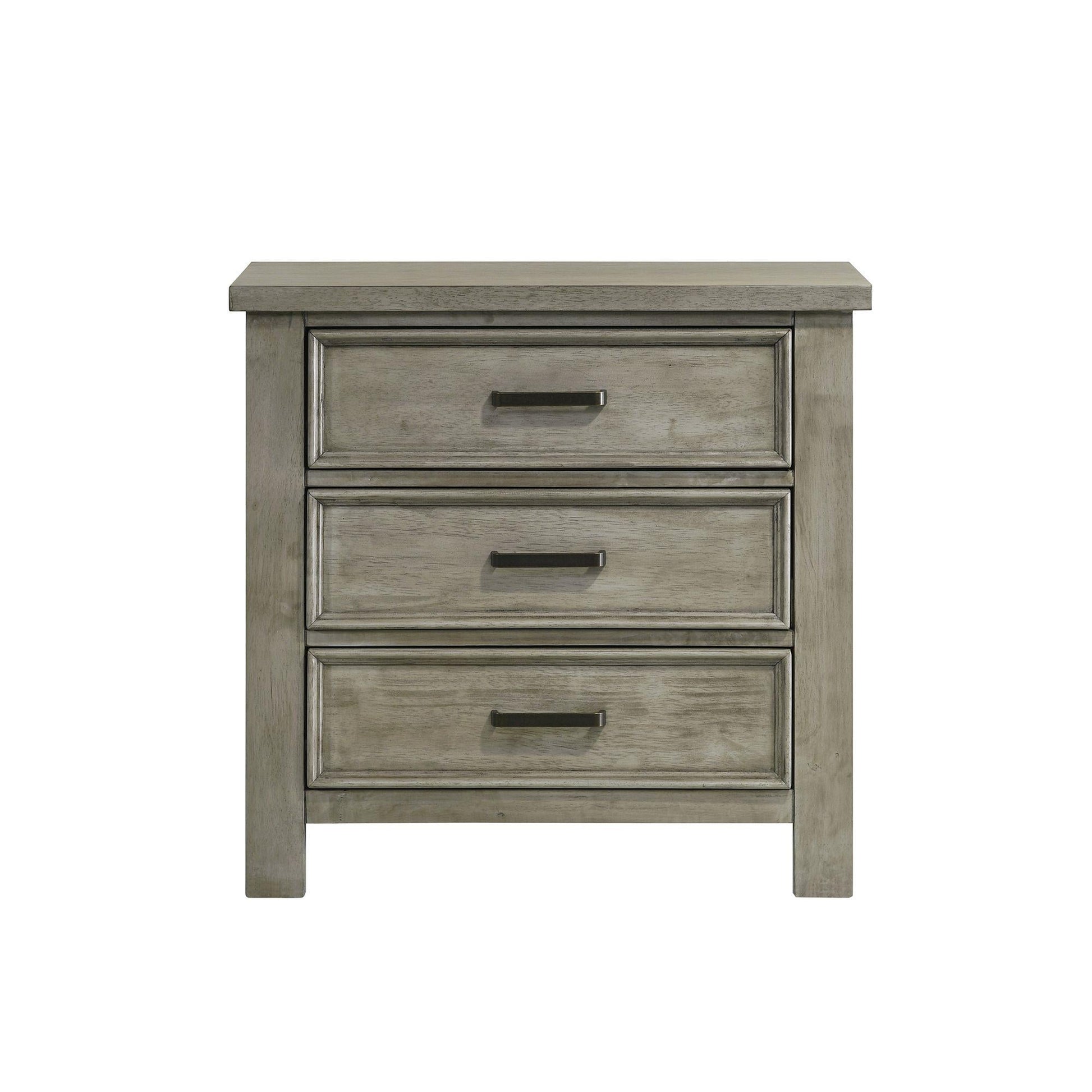 Elements International Sullivan SV300NS 3 - Drawer Nightstand - American Furniture of Slidell