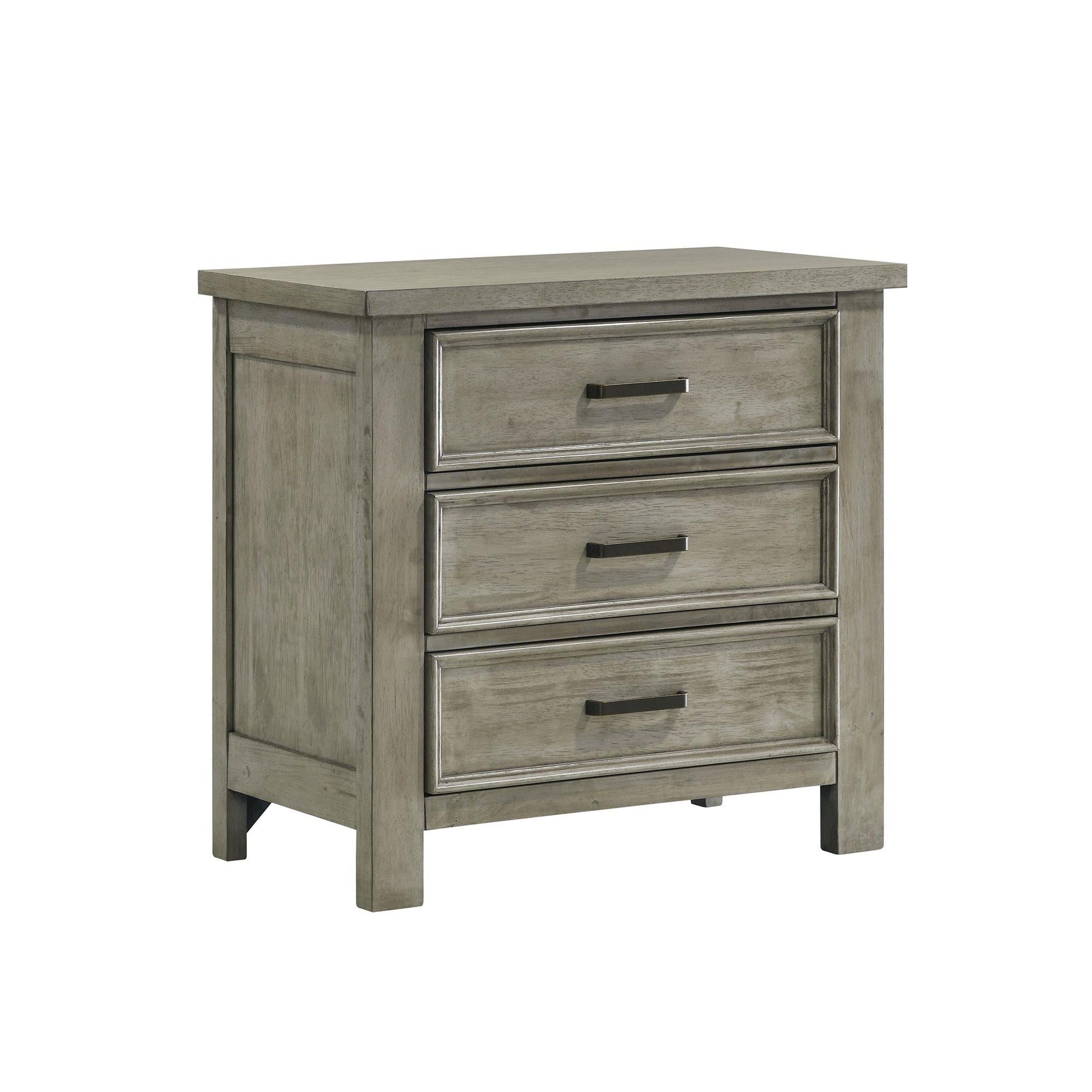 Elements International Sullivan SV300NS 3 - Drawer Nightstand - American Furniture of Slidell