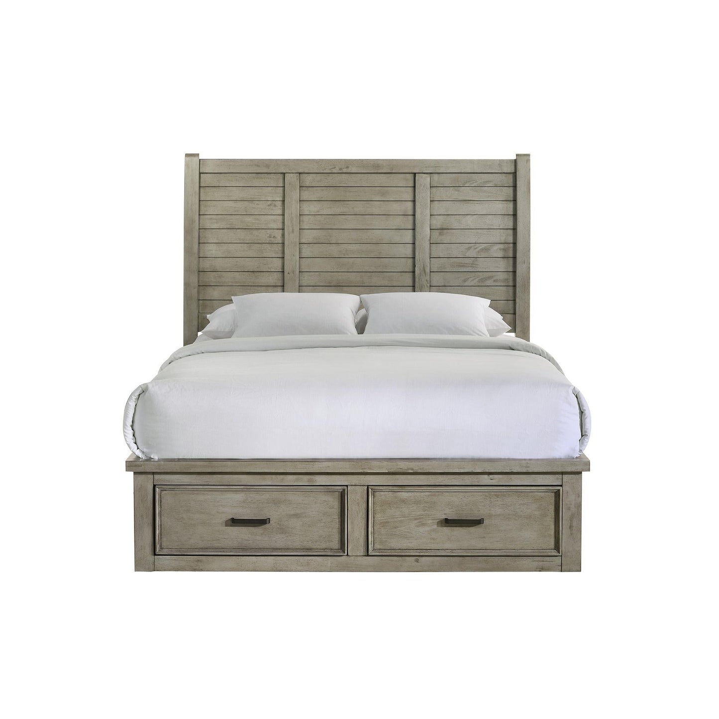 Elements International Sullivan SV300QB Queen Storage Bed - American Furniture of Slidell