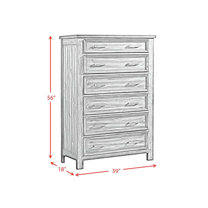 Elements International Sullivan SV600CH 6 - Drawer Chest - American Furniture of Slidell