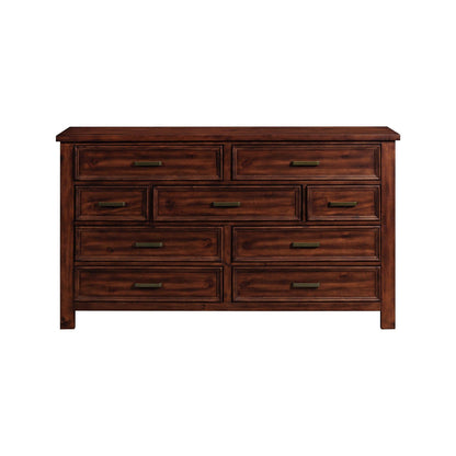 Elements International Sullivan SV600DR 9 - Drawer Dresser - American Furniture of Slidell