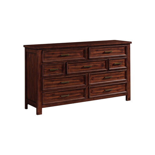 Elements International Sullivan SV600DR 9 - Drawer Dresser - American Furniture of Slidell