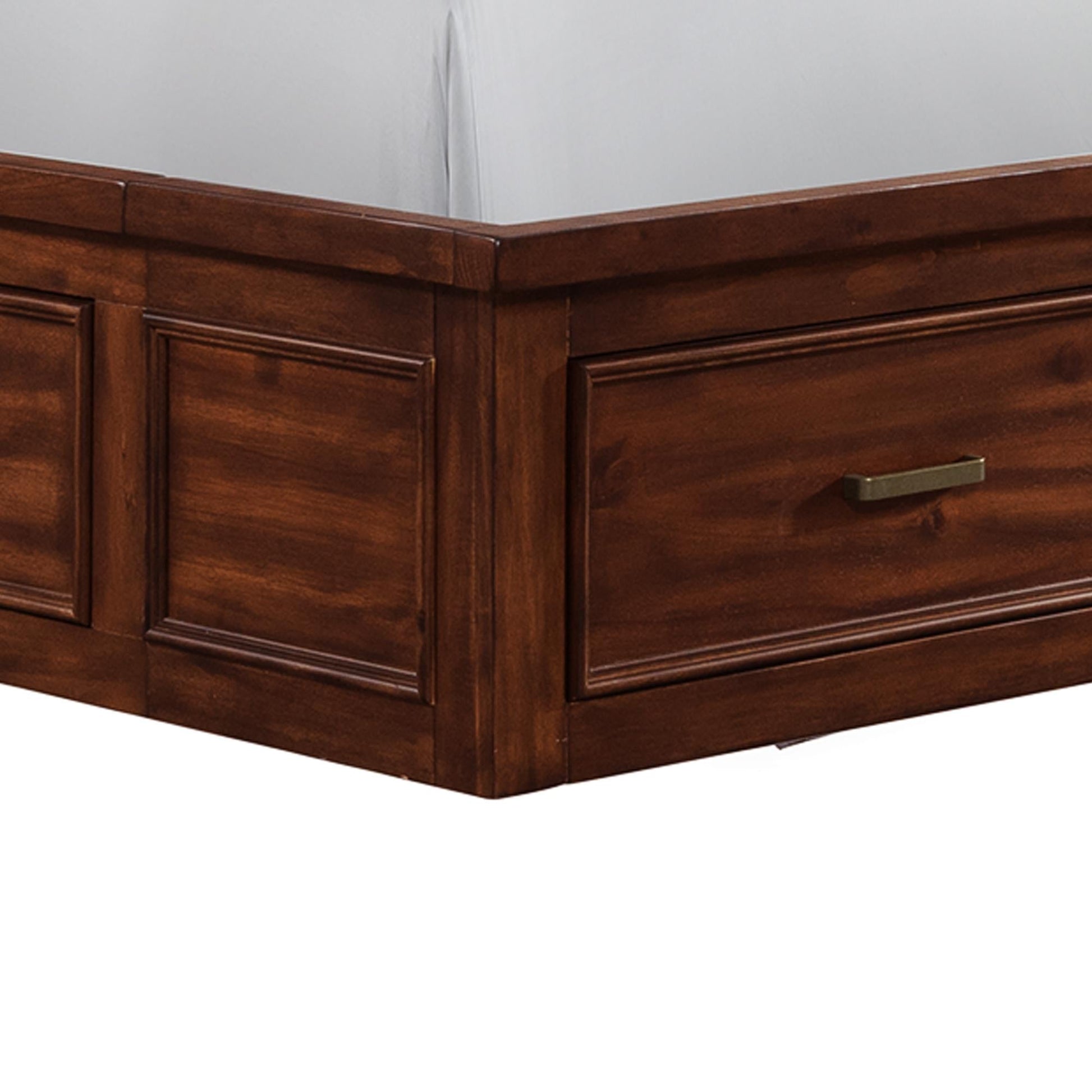 Elements International Sullivan SV600KB King Storage Bed - American Furniture of Slidell