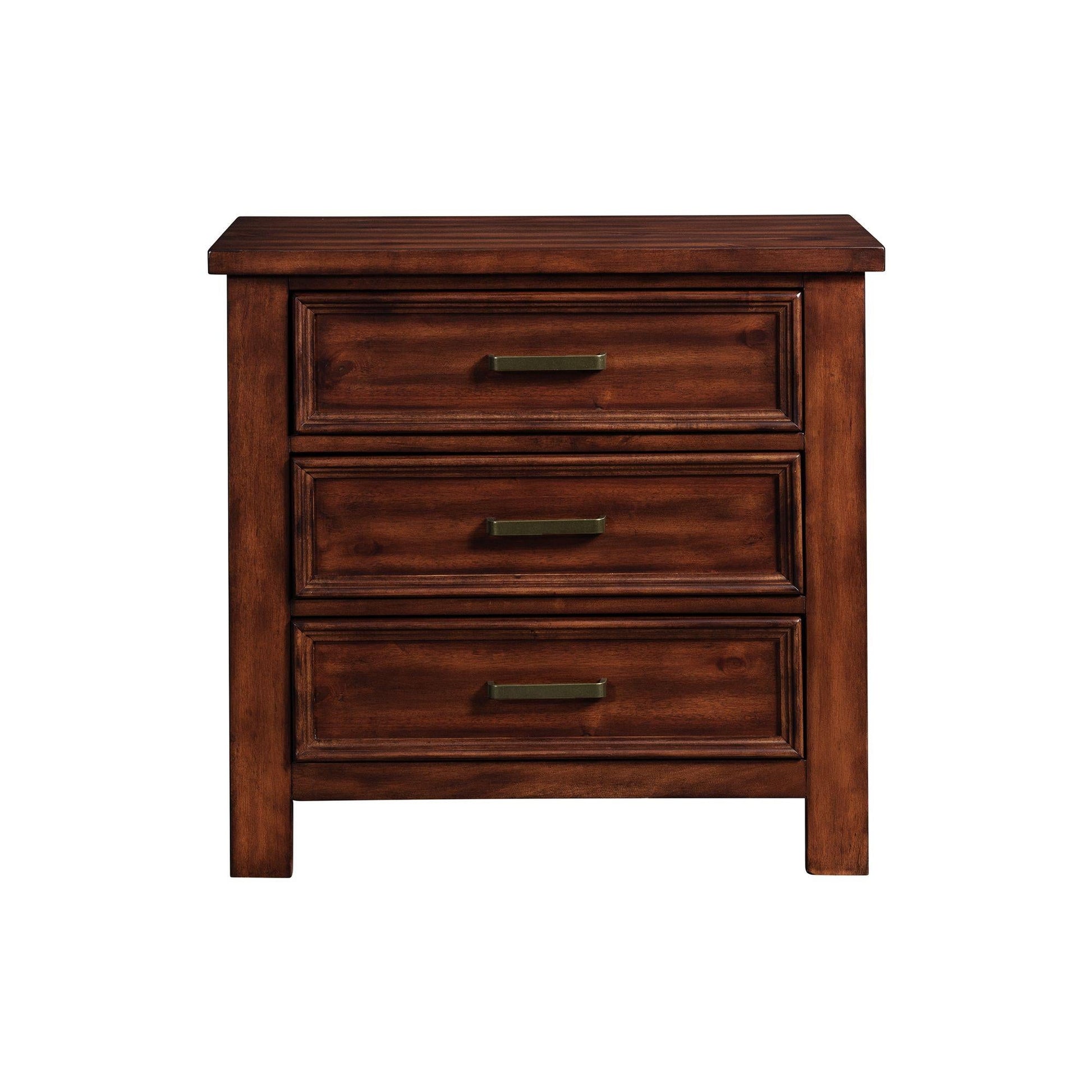 Elements International Sullivan SV600NS 3 - Drawer Nightstand - American Furniture of Slidell