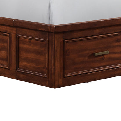 Elements International Sullivan SV600QB Queen Storage Bed - American Furniture of Slidell
