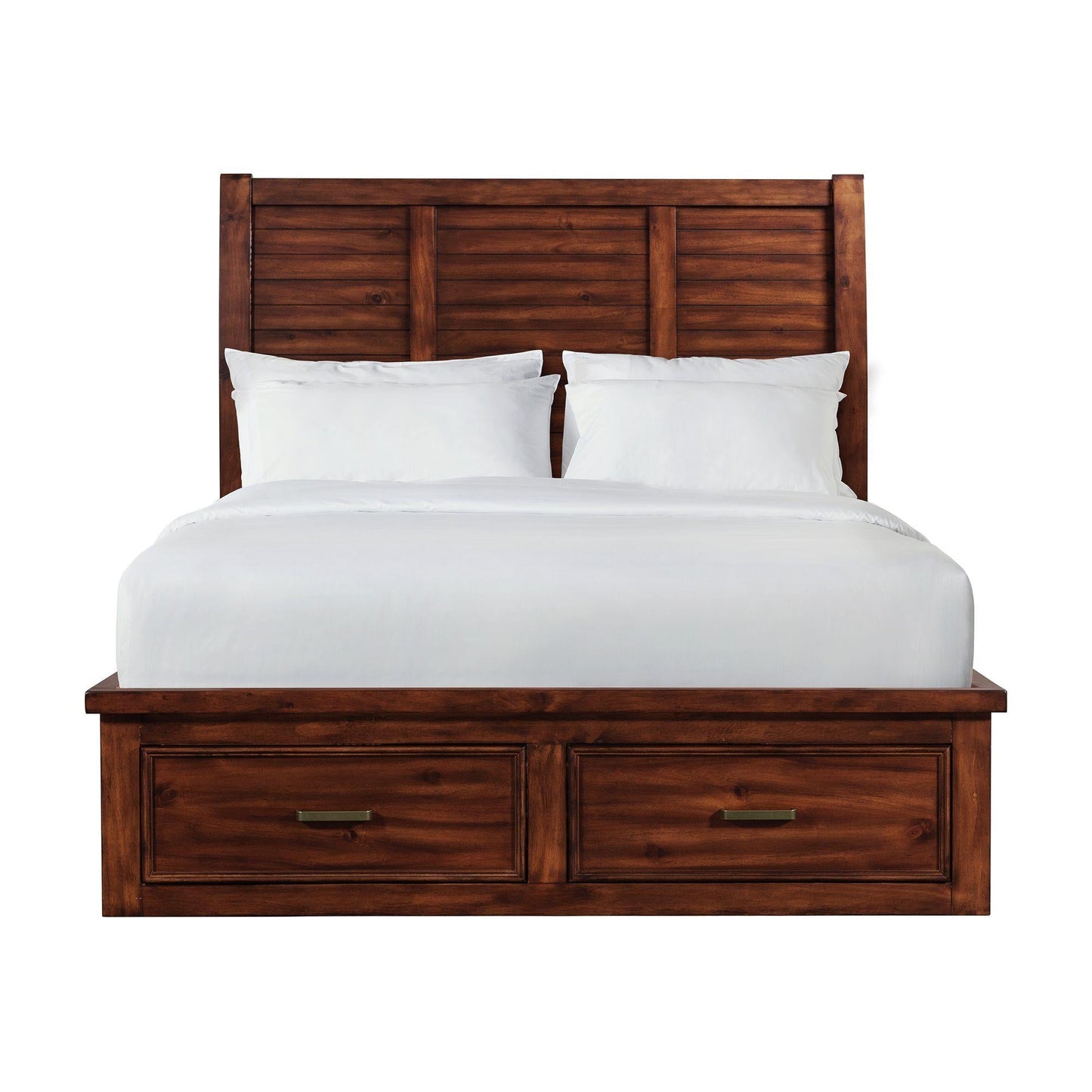 Elements International Sullivan SV600QB Queen Storage Bed - American Furniture of Slidell